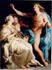 Apollo and two Muses